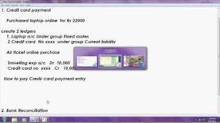 Automated bank reconciliation and credit card payment in tally [upl. by Roze601]