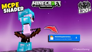 Mcpe Shader Minecraft PE 12051  Render Dragon  100 Working in Mobile   2024 [upl. by Retsevlys]