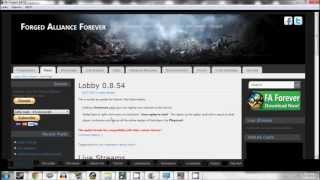 How to Install Supreme Commander Forged Alliance Forever [upl. by Yrocal]