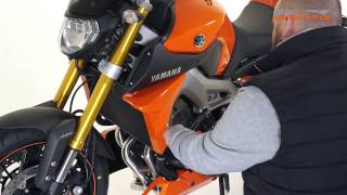 Istruzione Fianchetti Radiatore Bodystyle Yamaha MT09 [upl. by Hanonew749]