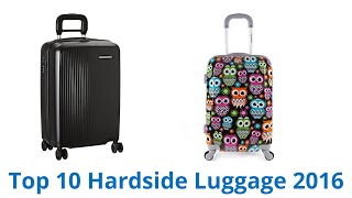 10 Best Hardside Luggage 2016 [upl. by Peta308]