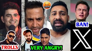 YouTubers are VERY ANGRY 🤬 Samay Raina TROLLS Badshah Twitter BANNED Rajat Dalal CASE [upl. by Sophia682]