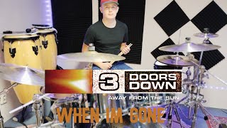 When Im Gone  3 Doors Down  Drum Cover [upl. by Fabien598]