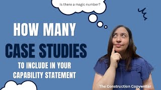 The impact of case studies in your capability statement [upl. by Ner150]