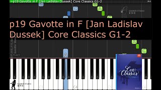 Core Classics Grade 12 p19 Gavotte in F Jan Ladislav Dussek [upl. by Aihcats169]