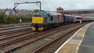 22424Holyhead Part 5  37901 reverses 175103 [upl. by Ishmul]