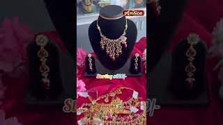 🛍️Watsapp Now☎️6301661174 miniharam 1gramgold necklace codavailable ambicafashionjewellery [upl. by Etna]