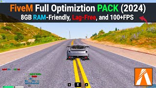 FiveM  GTA V  Ultra Low End PC FPS BOOST Pack For 8GB RAM 100FPS  Low End Citizen 2024 [upl. by Atikihs]