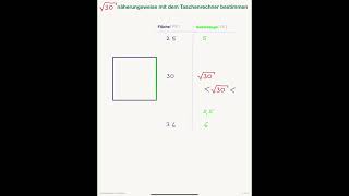 73 03 Wurzel 30 mit Taschenrechner [upl. by Essilec351]