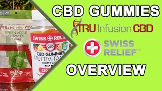 CBD Gummies  Tru Infusion amp Swiss Relief  Review  azWHOLEistic [upl. by Lyrrehs]