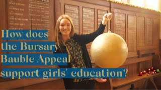 Giving Day  How does the Bursary Bauble Appeal Support Girls Education [upl. by Llehsim216]