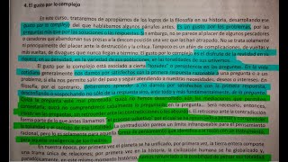 4 El gusto por lo complejo Filosofia curso de ingreso UNLAM [upl. by Hibben]