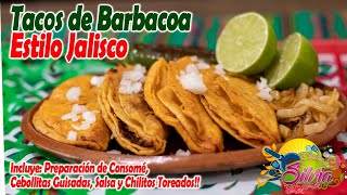 Tacos de Barbacoa Estilo Jalisco  ElSazóndeSilvia [upl. by Yaral]