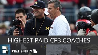 Here Are The Top 20 Highest Paid Head Coaches In College Football [upl. by Atinas]