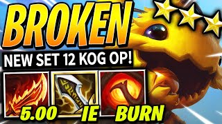 NEW SET 12 KOGMAW 3 MACHINE GUN BUILD GO BRRR in TFT Pbe I Teamfight Tactics Best Comps Guide [upl. by Eatnoj535]