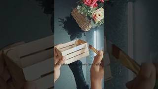 DIY Popsicle Stick Crate 🍡🍭 creatingforindia diy artandcraft farzanaandfaahimacreativity [upl. by Luiza]