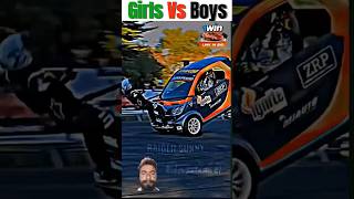 Girls vs Boys 🔥How to bike stunt smartphone h2r zx10rr zx25r zx10rkrt ninjazx10rlover [upl. by Eyeleen435]