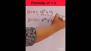 Multiplication Tricks of Maths Maths Learning Trickstricksmathstricksmathskillsshortsvideo [upl. by Enaelem807]