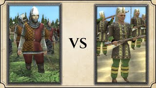 Medieval 2 Total War  Retinue Longbowmen VS Janissary Musketeers [upl. by Panaggio323]