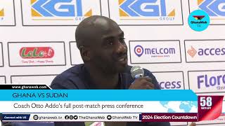 Coach Otto Addos full postmatch press conference after draw with Sudan [upl. by Molohs]