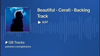 Beautiful  Cerati  Backing Track con voz [upl. by Toogood]