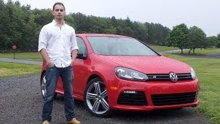 Volkswagen Golf R 2012 Test Drive amp Car Review with Ross Rapoport by RoadflyTV [upl. by Ydoj]