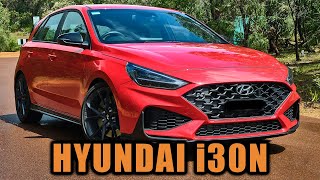 Hyundai i30N Exhaust Sound Review  better than Golf GTI [upl. by Eatnwahs]