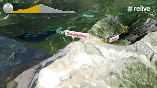 Zugspitze via Höllental Abstieg Stopselzieher  Route und Topographie 2018 [upl. by Edin733]