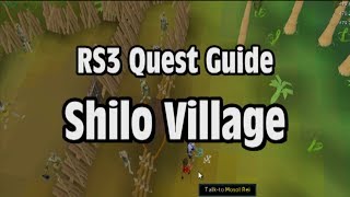 RS3 Shilo Village Quest Guide  RuneScape [upl. by Sandstrom]