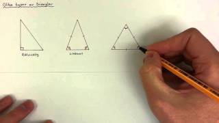 7  Geometri  Olika typer av trianglar [upl. by Rehpotsirhcnhoj]