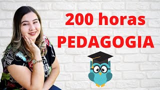 Horas Complementares de Pedagogia  PASSO A PASSO 200 HORAS [upl. by Dis968]