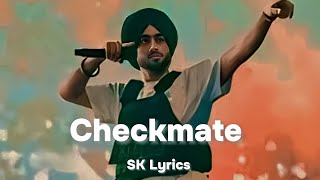 Checkmate ll Shubh ll new song ll SK Lyrics [upl. by Florri]