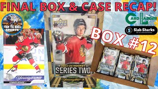 THE FINAL BOX amp CASE RECAP FOR 202324 UPPER DECK SERIES 2 HOCKEY HOBBY ONE LAST CONNOR BEDARD [upl. by Ailedroc]