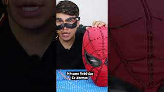 Controlo a distancia la máscara de Spiderman spiderman spidermanmask inventos [upl. by Wachtel]