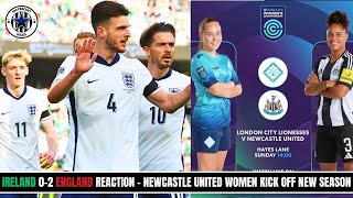 Can Newcastle Women Roar Past the Lionesses  England Reaction [upl. by Nayrda255]