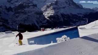 GrindelwaldFirst Trickshot 1  White Elements Snow Park [upl. by Nyrhtakyram]