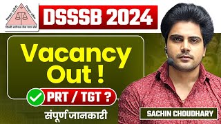 DSSSB VACANCY Notification outInfo by Sachin choudhary live [upl. by Sieracki]