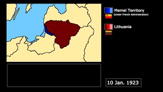 Wars The Lithuanian Invasion of Memelland 1923 Every Day [upl. by Bakeman]