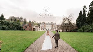 Hawkstone Hall wedding video  Winter wedding at Hawkstone Hall [upl. by Geirk]