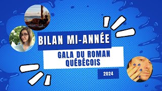 Gala du roman québécois 2024  Bilan miannée [upl. by Herm]