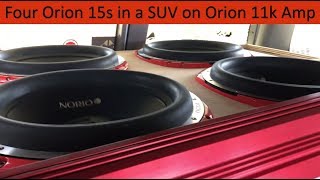 4 Orion HCCA 15s on Orion HCCA 11K Amp  Spring Break Nationals 2018 [upl. by Suiravaj]