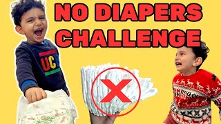 OMG Sam key sath No Diaper Challenge  24 hours challenge [upl. by Cavallaro]