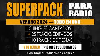 DEMO Pack Artística de temporada para Radios y ProgramasVerano 2024☀️Fiestas🎅🏻 [upl. by Yerac611]