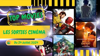 Les Sorties au Cinéma du 24 juillet 2024 [upl. by Aicemak276]