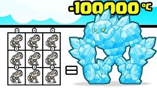 Merging a ICE golem to MAX LEVEL [upl. by Ajnos]