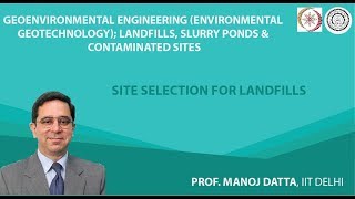 Site Selection for Landfills [upl. by Descombes]