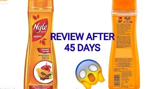 NYLE SHAMPOO REVIEW  NYLE NATURAL ADVANCE SHAMPOO DAMAGE REPAIR   PARABEN FREE SHAMPOO  BG [upl. by Iliram]