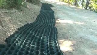 Stormwater management with SlopeGrid swale [upl. by Dara]