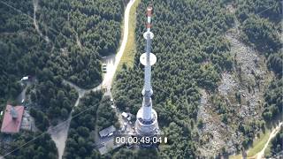 Sendeturm und Funkmast Sender Ochsenkopf in Bischofsgrün im Bundesland Bayern [upl. by Dud]