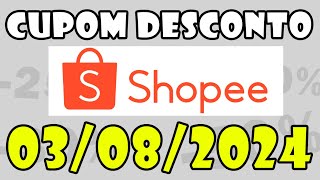 Cupom SHOPEE Frete Grátis Agosto 2024 Cupom de Desconto SHOPEE Frete Grátis e Ofertas 03082024 [upl. by Vtarj438]